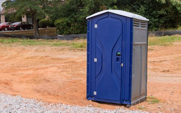 short-term portable toilets are commonly rented for work sites