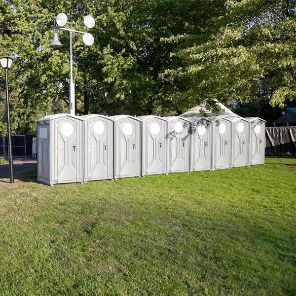 the number of porta potties needed for your special event depends on the size of the event and the number of attendees