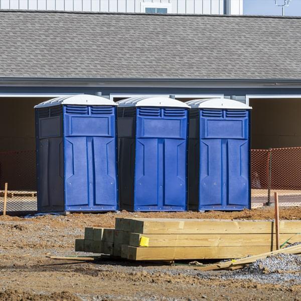 the minimum rental period for a job site porta potty is usually one month